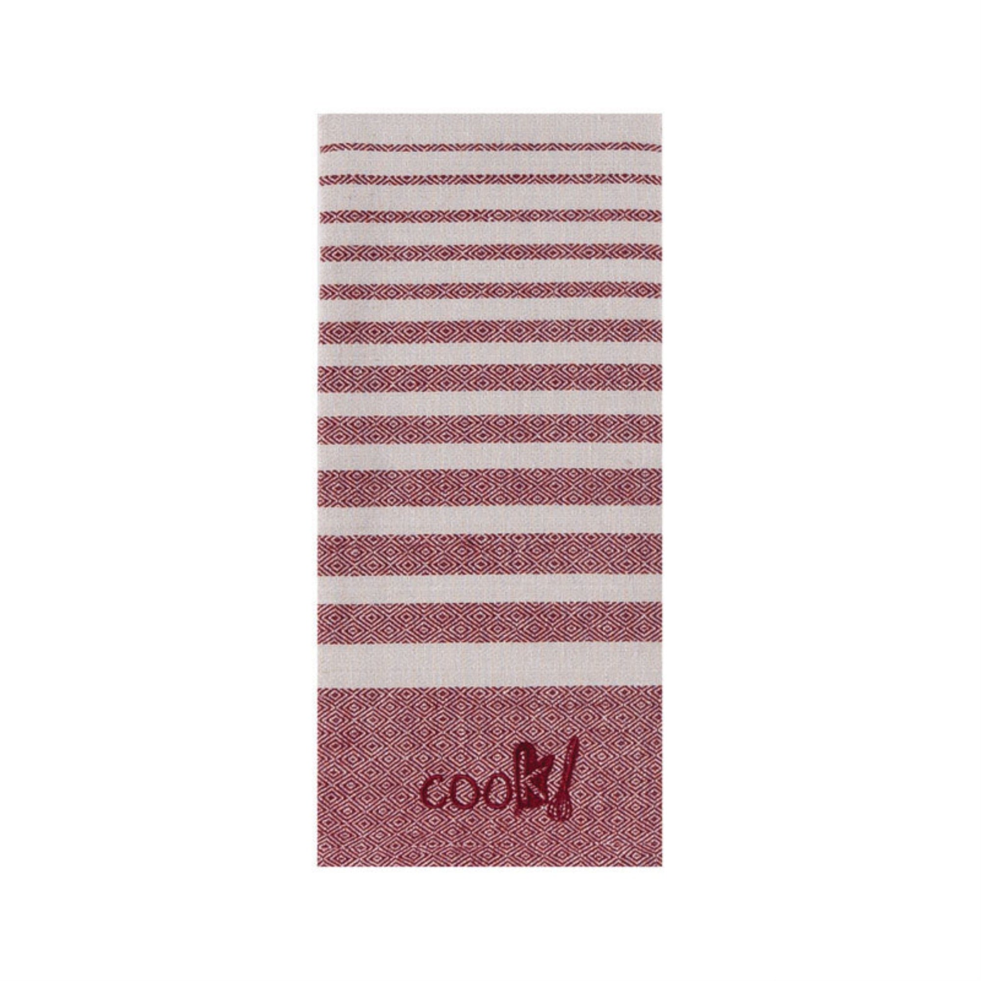 TEA TOWEL MARSALA 18X28 (Pack of 6)
