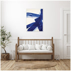 Colbalt Mark No. 2 by Amy Lighthall Framed Canvas Wall Art Print