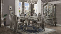 Versailles  Counter Height Table Antique Platinum