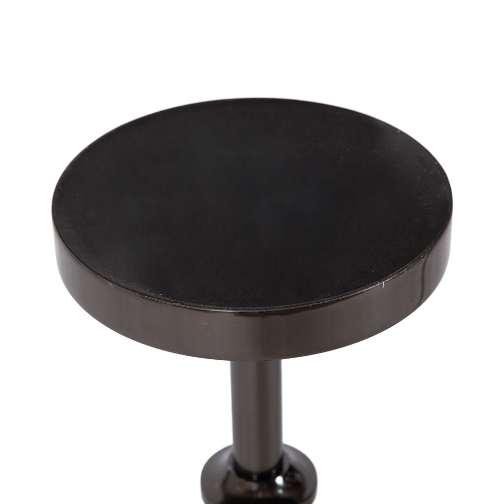 Engles Adjustable Marble Table and Plant Stand