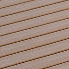 2 Shell Aluminum & Rattan Stationary Chair