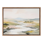 Sylvie Beaded Tranquil Landscape II Framed Canvas by Amy Lighthall