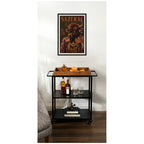 WG Sazerac Bison Buffalo by The Whiskey Ginger Framed Canvas Wall Art Print