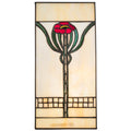 6 Inch  Wide X 12 Inch  High Poppy Window