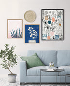 Sylvie Plant Kingdom  Framed Canvas by Teju Reval