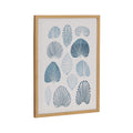 Gallery Abstract Coastal Blue Coral Print by The Creative Bunch Studio