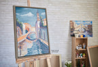 Sylvie Blank Framed Canvas 18x24