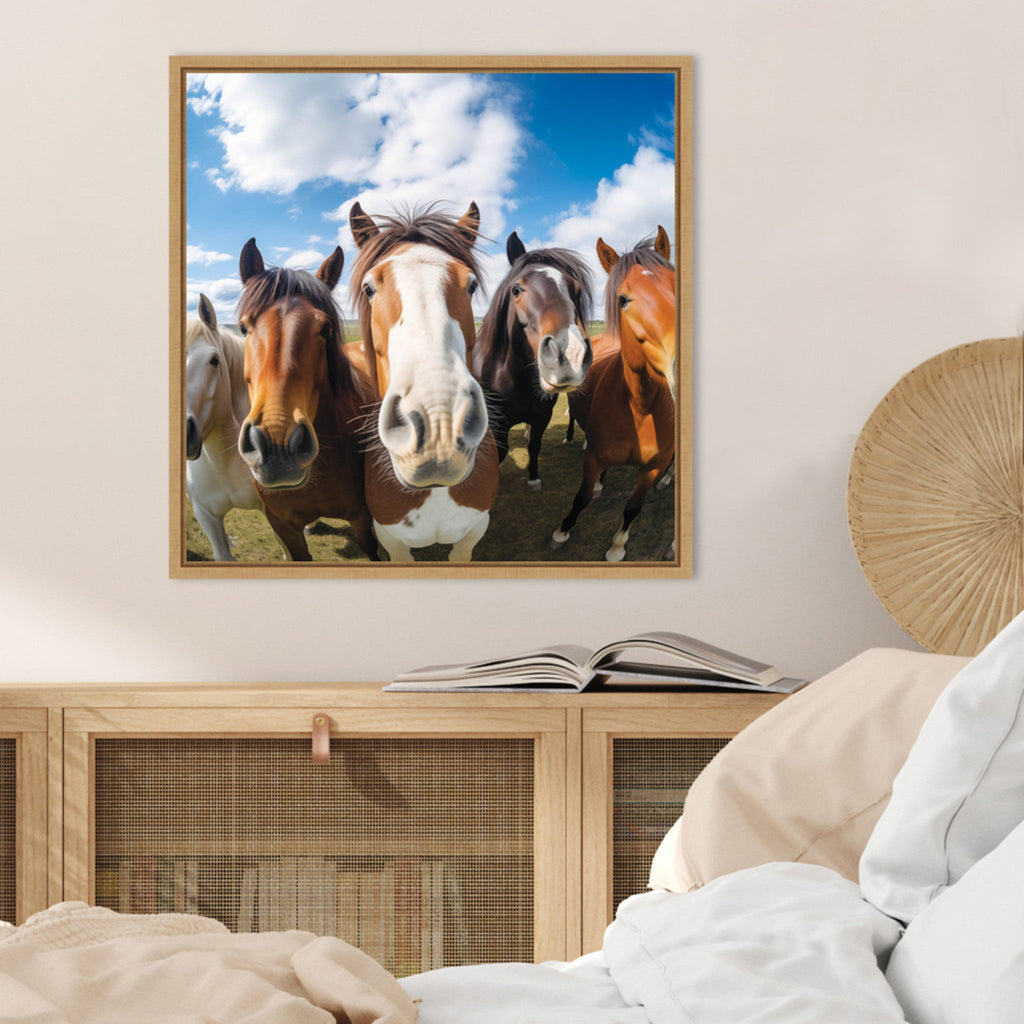 Funny Horse Selfie by The Creative Bunch Studio