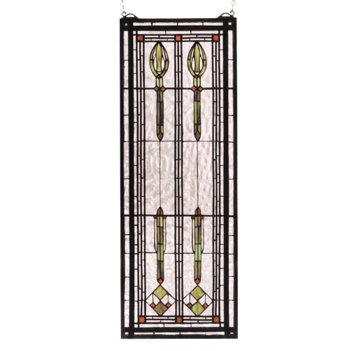 11 Inch W X 30 Inch H Spear Of Hastings Stained Glass Window