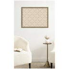 Pinboard Green Lattice Print