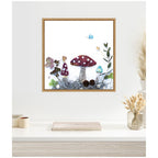 Mushroom No. 1 by Madeline Jeppesen Framed Canvas Wall Art Print