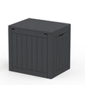 22 Black Polypropylene Water Resistant Deck Box