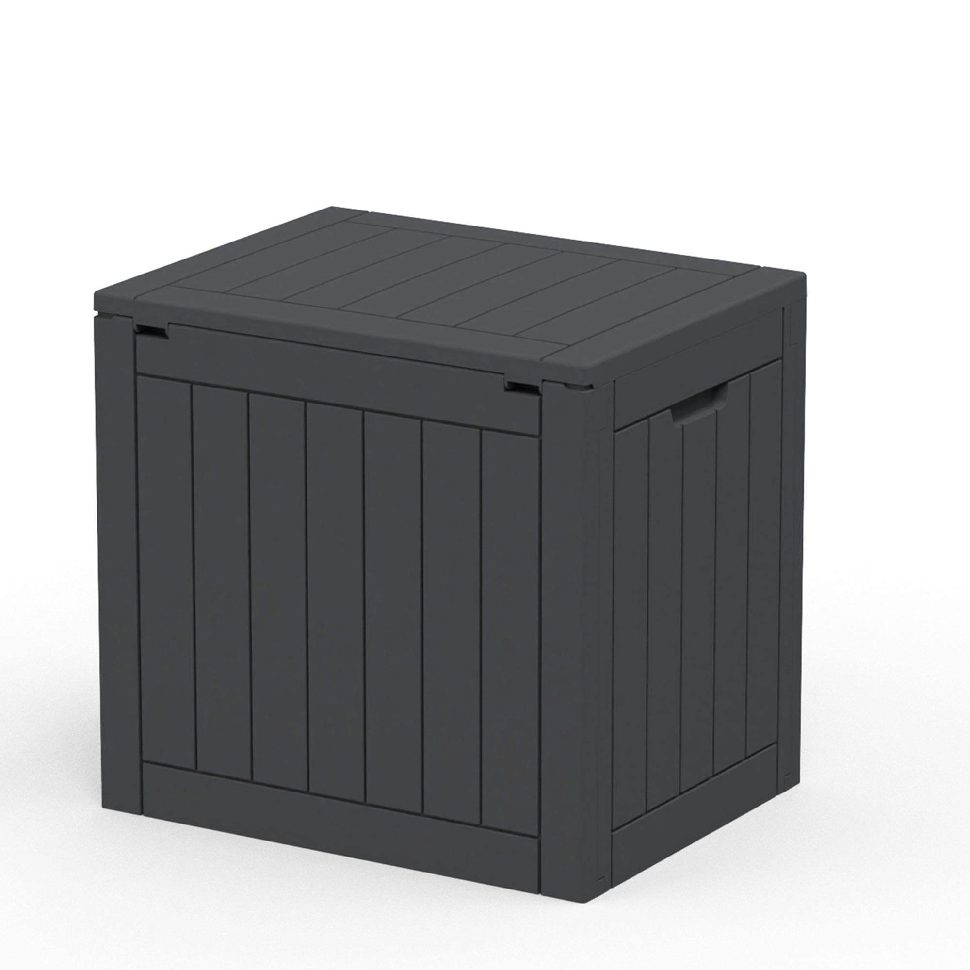 22 Black Polypropylene Water Resistant Deck Box