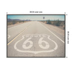 Sylvie Route 66 Framed Canvas by Laura Evans