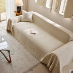 Chenille Sofa Cover Throw Couch Cover Blanket, Soft Slipcover Alternative for Pets