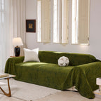 Chenille Sofa Cover Throw Couch Cover Blanket, Soft Slipcover Alternative for Pets
