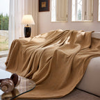 Chenille Sofa Cover Throw Couch Cover Blanket, Soft Slipcover Alternative for Pets