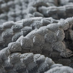 Thick Plush Non-Slip Sofa Throw Cover, Warm Soft Faux Fur Couch Protector for Winter