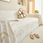 Fashion Chenille Couch Cover Blanket, Couch Non Slip Covers for Sectionals, Pet Friendly Couch Covers