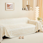 Fashion Chenille Couch Cover Blanket, Couch Non Slip Covers for Sectionals, Pet Friendly Couch Covers