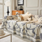 Chenille Floral Soft Thick Reversible Blanket Covers for Couch, Couch Protector Blanket Cover Sofa