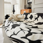 Chenille Floral Soft Thick Reversible Blanket Covers for Couch, Couch Protector Blanket Cover Sofa