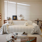 Decorative Plush Textured Woven Sofa Cover Throw, Cozy Soft Couch Protector Blanket