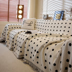 Decorative Plush Textured Woven Sofa Cover Throw, Cozy Soft Couch Protector Blanket
