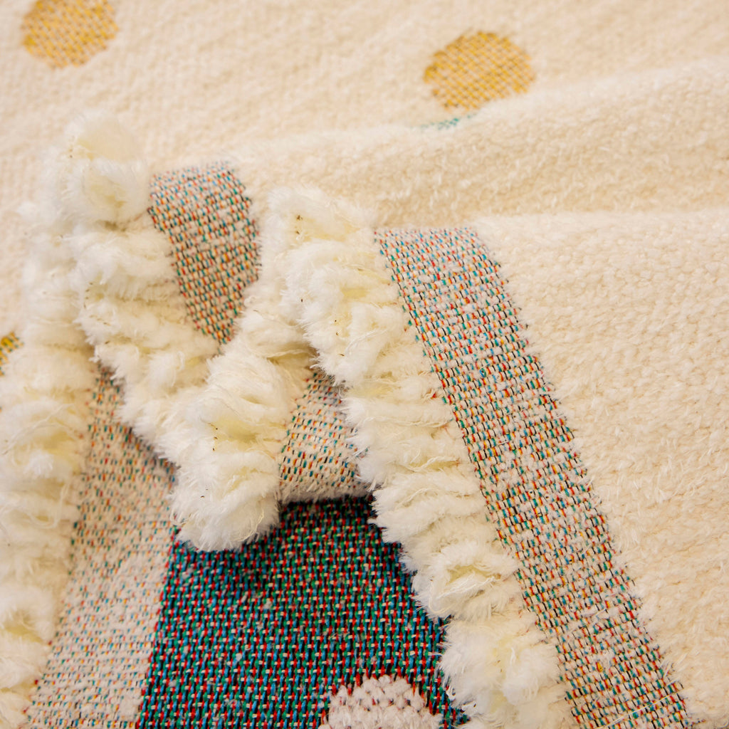 Decorative Plush Textured Woven Sofa Cover Throw, Cozy Soft Couch Protector Blanket