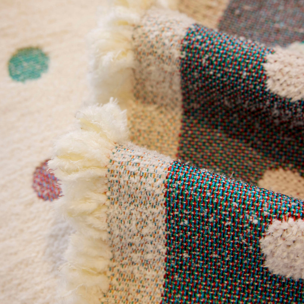 Decorative Plush Textured Woven Sofa Cover Throw, Cozy Soft Couch Protector Blanket