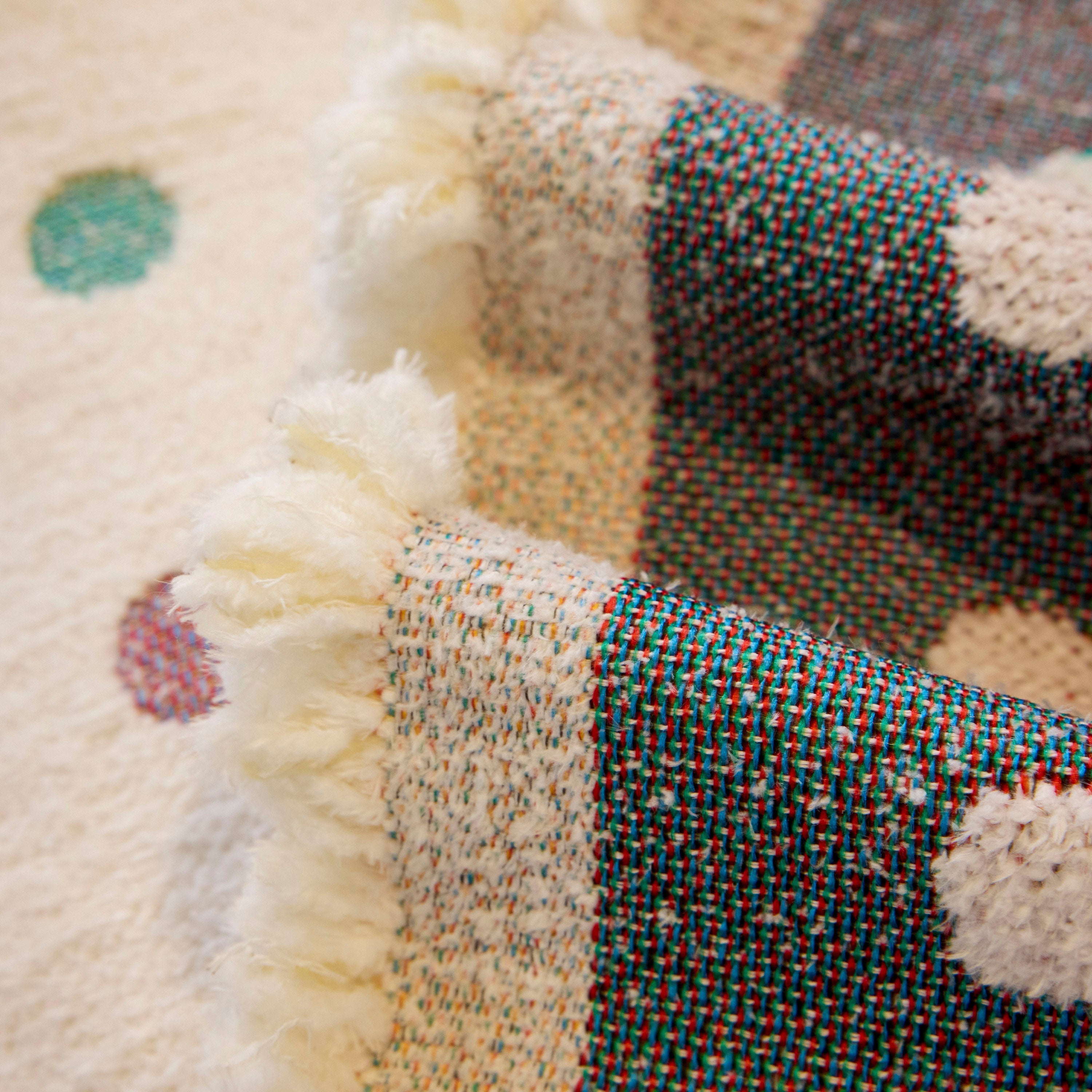 Decorative Plush Textured Woven Sofa Cover Throw, Cozy Soft Couch Protector Blanket