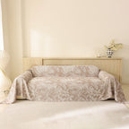 Tropical Botanical Leaf Texture Furniture Protector Blanket Soft Breathable Sofa Cover