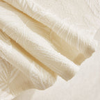Tropical Botanical Leaf Texture Furniture Protector Blanket Soft Breathable Sofa Cover