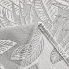 Tropical Botanical Leaf Texture Furniture Protector Blanket Soft Breathable Sofa Cover
