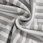 Three Layer Woven Soft Breathable Sofa Cover Blanket, Textured Chevron Couch Cover