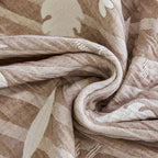 Soft Breathable Sofa Cover Blanket,Botanical Embossed Furniture Protector Throw Cover