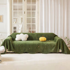 Soft Jacquard Sofa Cover for Dogs, Boho Chenille Sofa Slipcover for Pets Washable