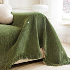 Soft Jacquard Sofa Cover for Dogs, Boho Chenille Sofa Slipcover for Pets Washable