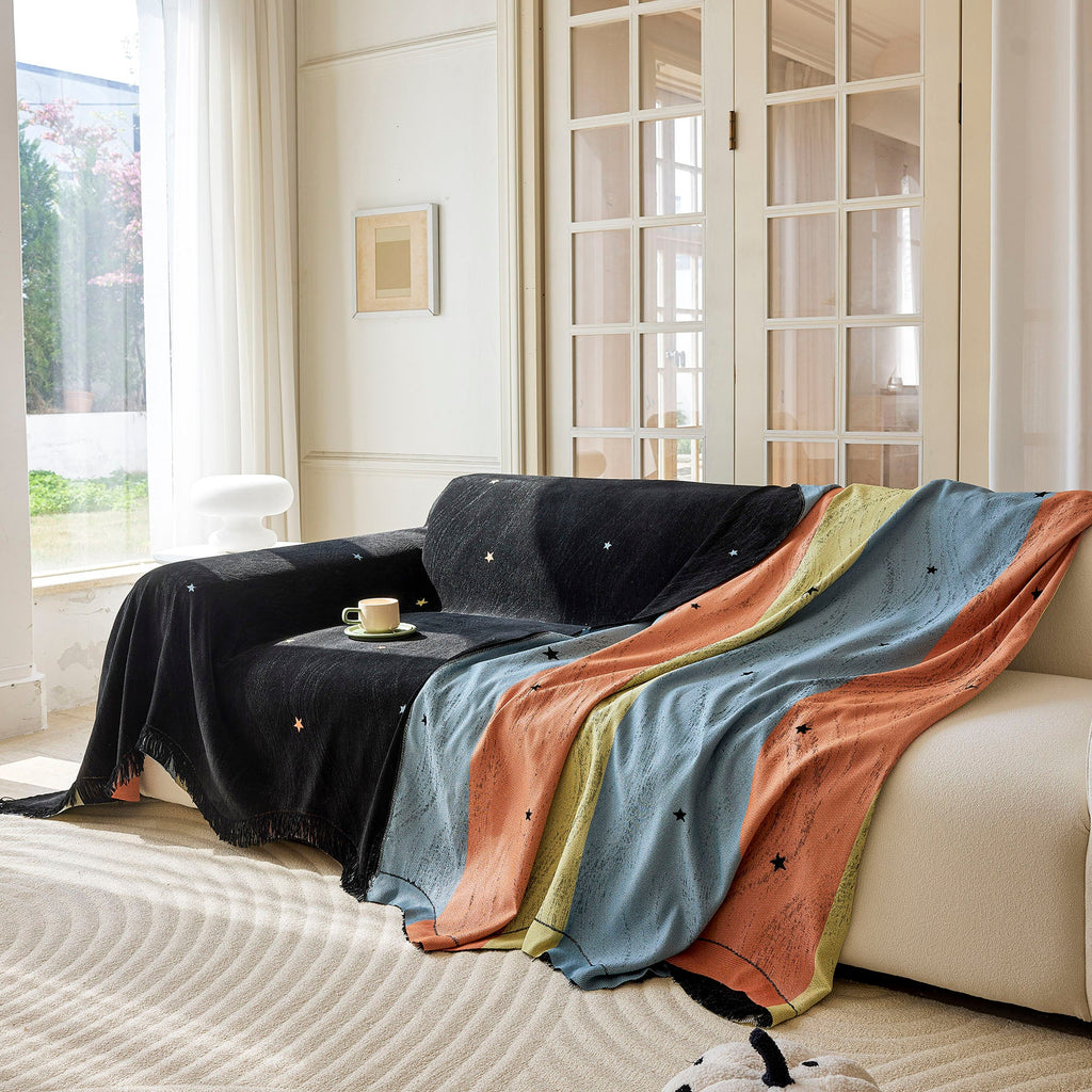 Soft Jacquard Sofa Cover for Dogs, Boho Chenille Sofa Slipcover for Pets Washable