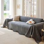 Soft Jacquard Sofa Cover for Dogs, Boho Chenille Sofa Slipcover for Pets Washable
