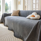 Soft Jacquard Sofa Cover for Dogs, Boho Chenille Sofa Slipcover for Pets Washable