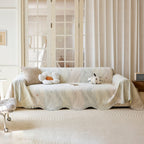 Soft Jacquard Sofa Cover for Dogs, Boho Chenille Sofa Slipcover for Pets Washable