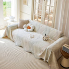 Soft Jacquard Sofa Cover for Dogs, Boho Chenille Sofa Slipcover for Pets Washable