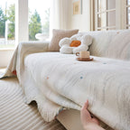 Soft Jacquard Sofa Cover for Dogs, Boho Chenille Sofa Slipcover for Pets Washable