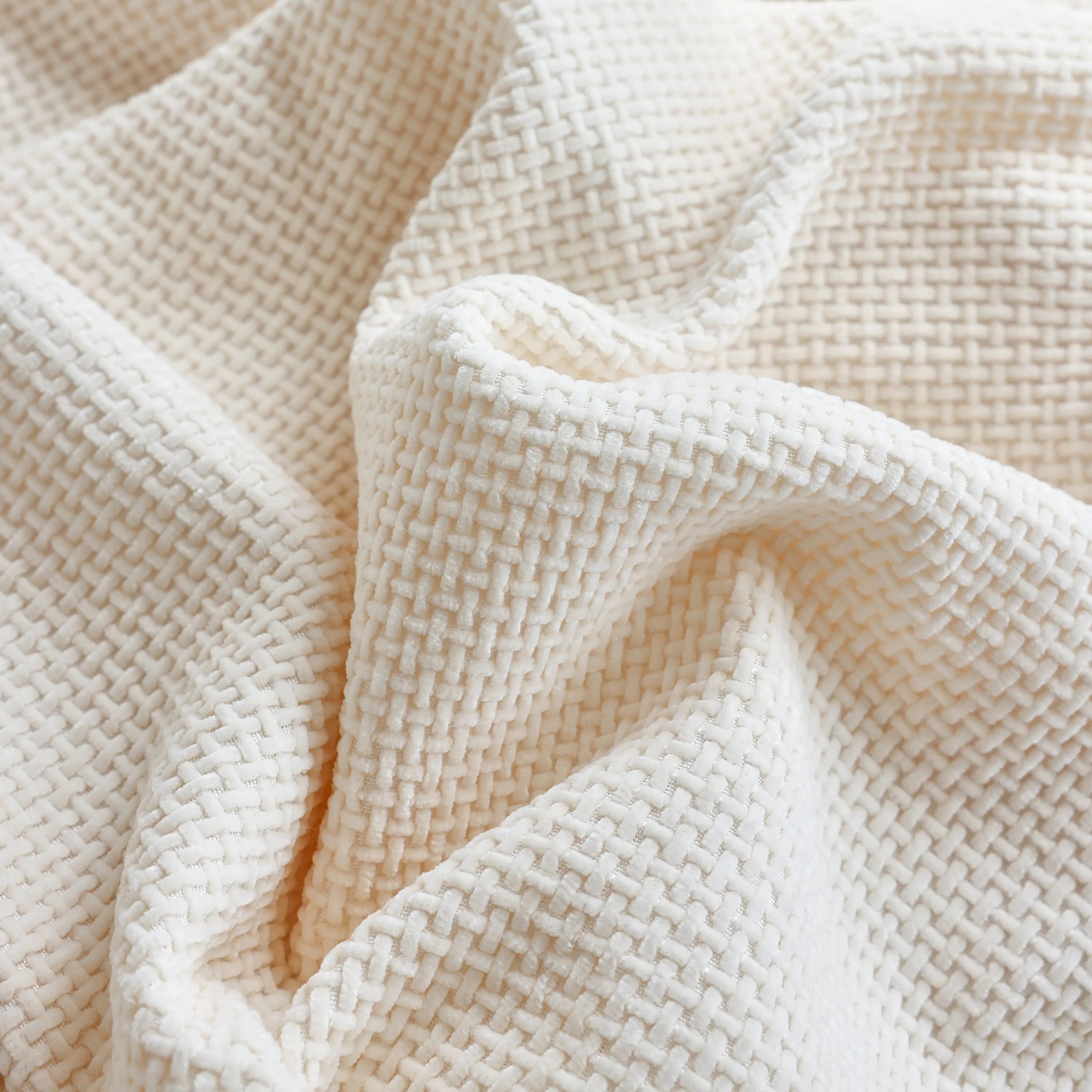 Chenille Thickened Solid Couch Blanket Throws, Reversible Couch Covers for Sectional Couches