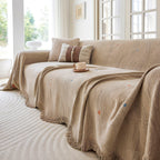 Soft Jacquard Sofa Cover for Dogs, Boho Chenille Sofa Slipcover for Pets Washable