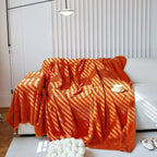 Chenille Thickened Solid Couch Blanket Throws, Reversible Couch Covers for Sectional Couches