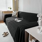 Textured Chenille Sofa Cover Throw, Soft Washable Couch Blanket Protector for Pets