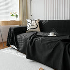 Textured Chenille Sofa Cover Throw, Soft Washable Couch Blanket Protector for Pets