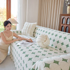 Geometric Jacquard Plush Warm Sofa Couch Cover Coral Fleece Throw Blanket for Couch